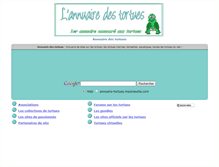 Tablet Screenshot of annuaire-tortues.maumautte.com